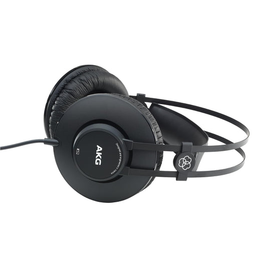 AKG K52 Geschlossener Studiokopfhörer, kabelgebunden, Schwarz