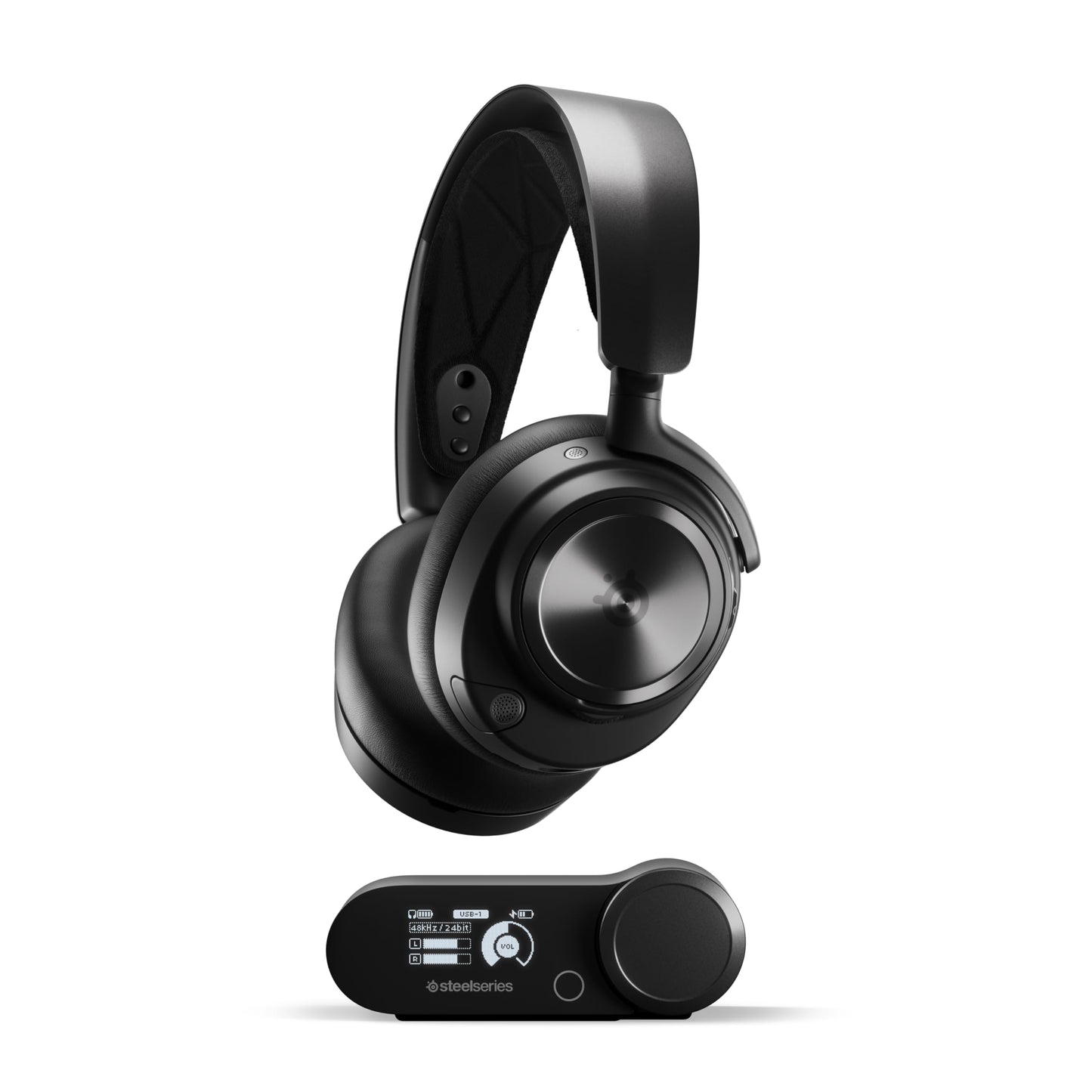 SteelSeries Arctis Nova Pro Wireless Gaming-Headset, mit ANC & Infinity Power System, Multi-Plattform