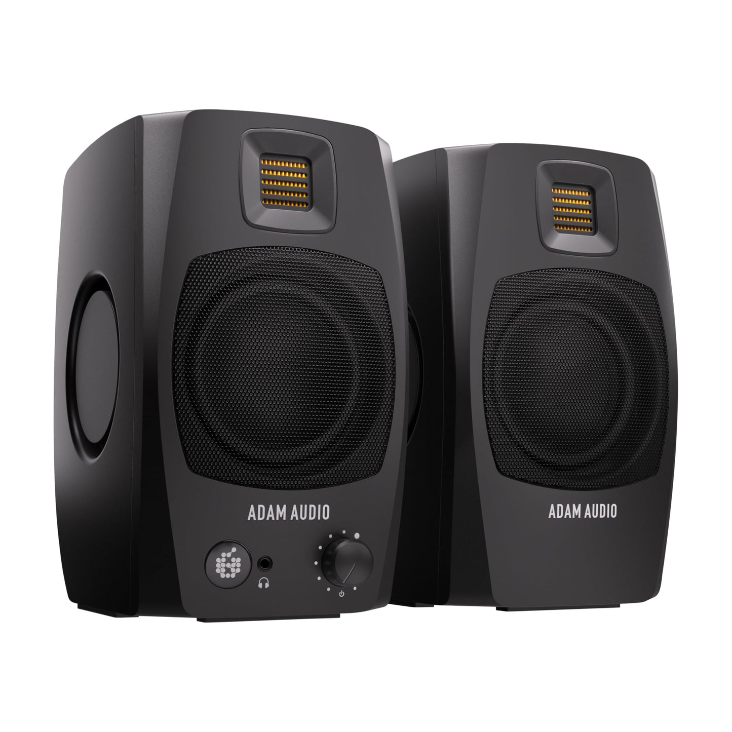 ADAM Audio D3V Aktives Desktop-Monitorsystem, USB-C, Paar, Schwarz