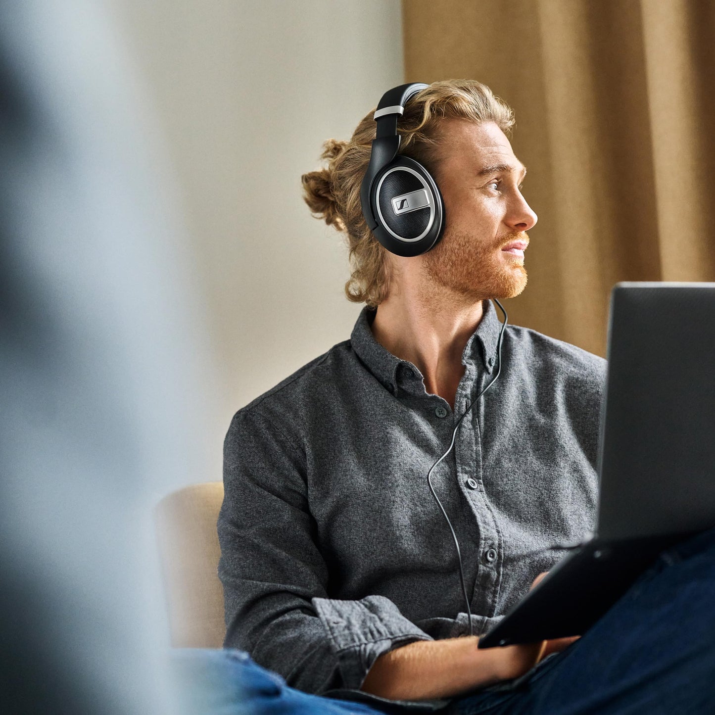 Sennheiser HD 599 Special Edition Offener Over-Ear-Kopfhörer, Schwarz